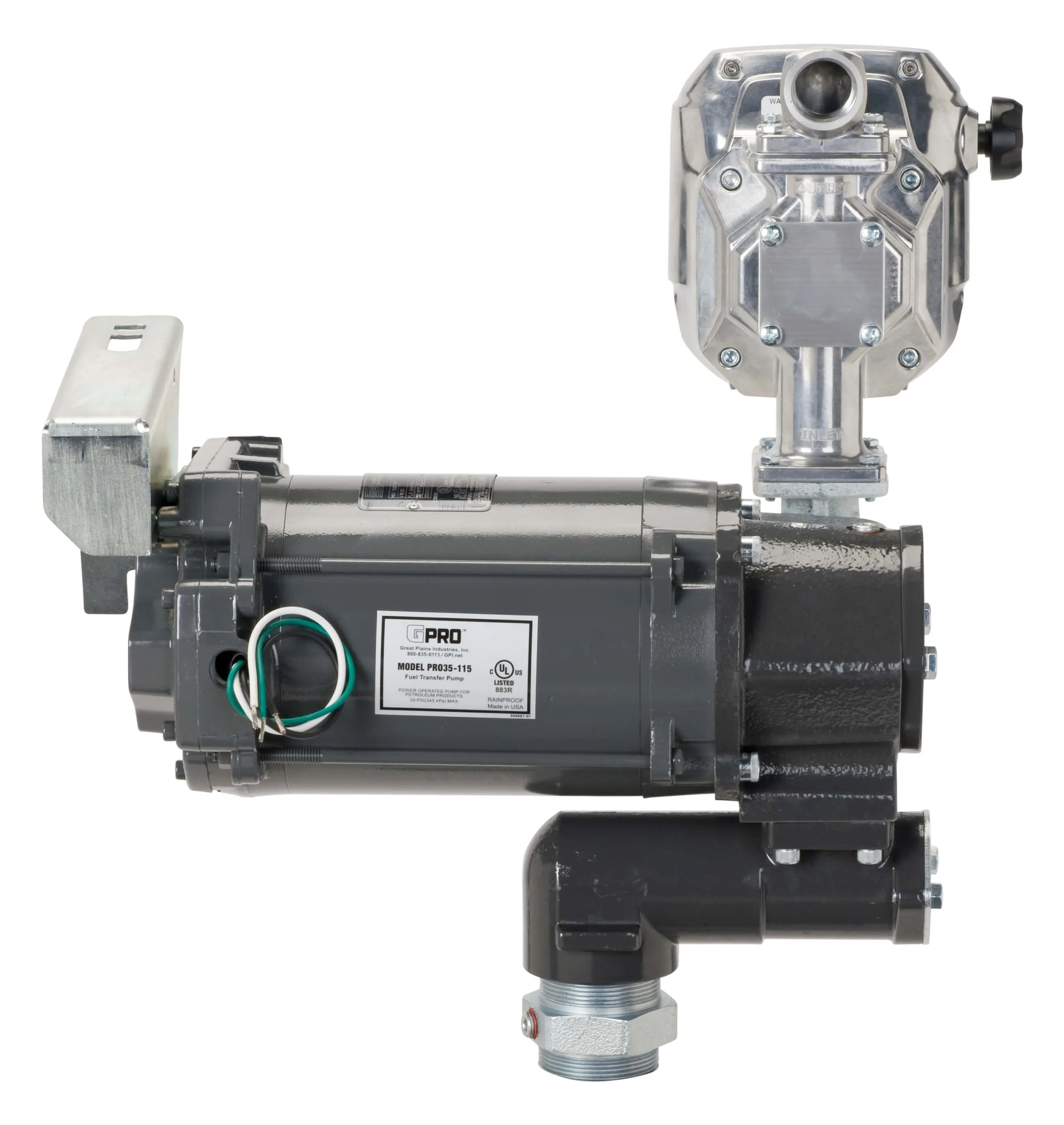 115V 35 GPM Fuel Transfer Pump with QM Meter