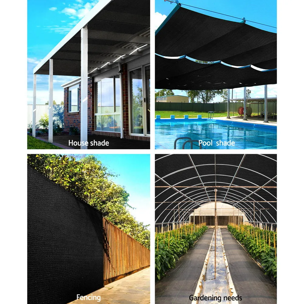1.83x10m Shade Sail Cloth - Black