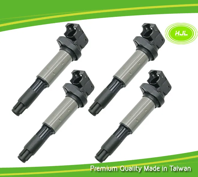 4 PCS Ignition Coil For BMW 316 318 320 325 E46 E90 N42 N43 N46 12131712219 - #02008-73104