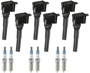 6 Direct Ignition Coil & MotorCraft Spark Plugs For Ford Fusion 1.5L 2014-2020
