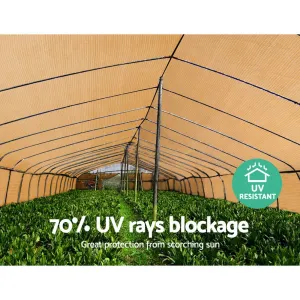 70% UV-Resistant Heavy Duty Shade Cloth 1.83x20m | Instahut