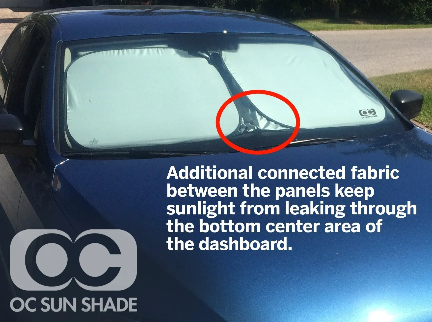 Acura ZDX 2024 Heat and UV Sun Shade by OC Sun Shade