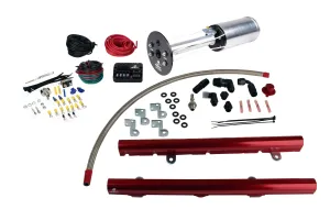 Aeromotive Fuel System 17177 System, C6 Corvette, 18670 A1000, 14115 LS-3 Rails, 16306 PSC & Misc. Fittings.