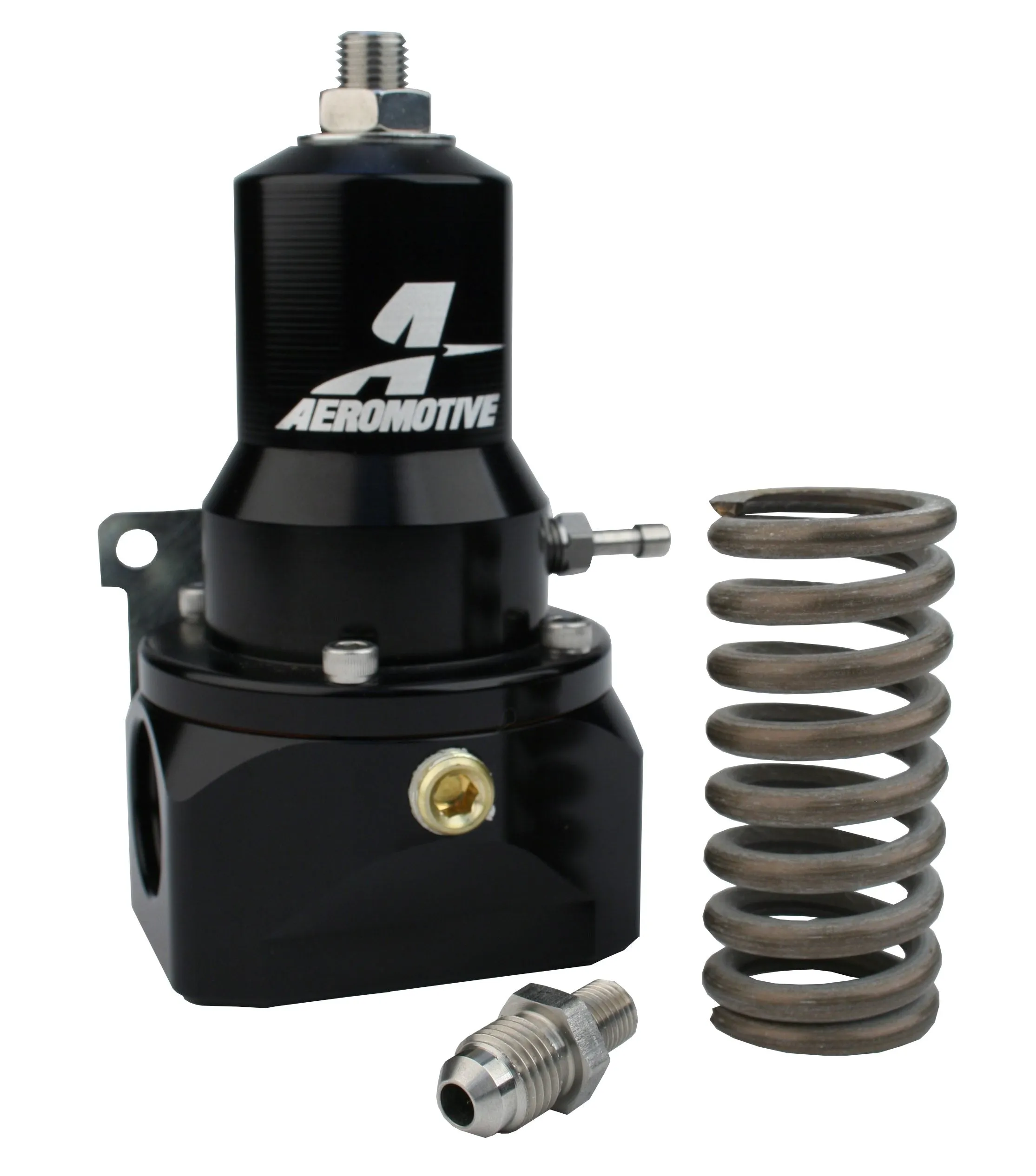 Aeromotive Pro Series Extreme Flow EFI Regulator, 30-120 psi, .313 Valve, 2x AN-10 inlets, AN-10 Bypass (2-Port version of 13110) - 13134