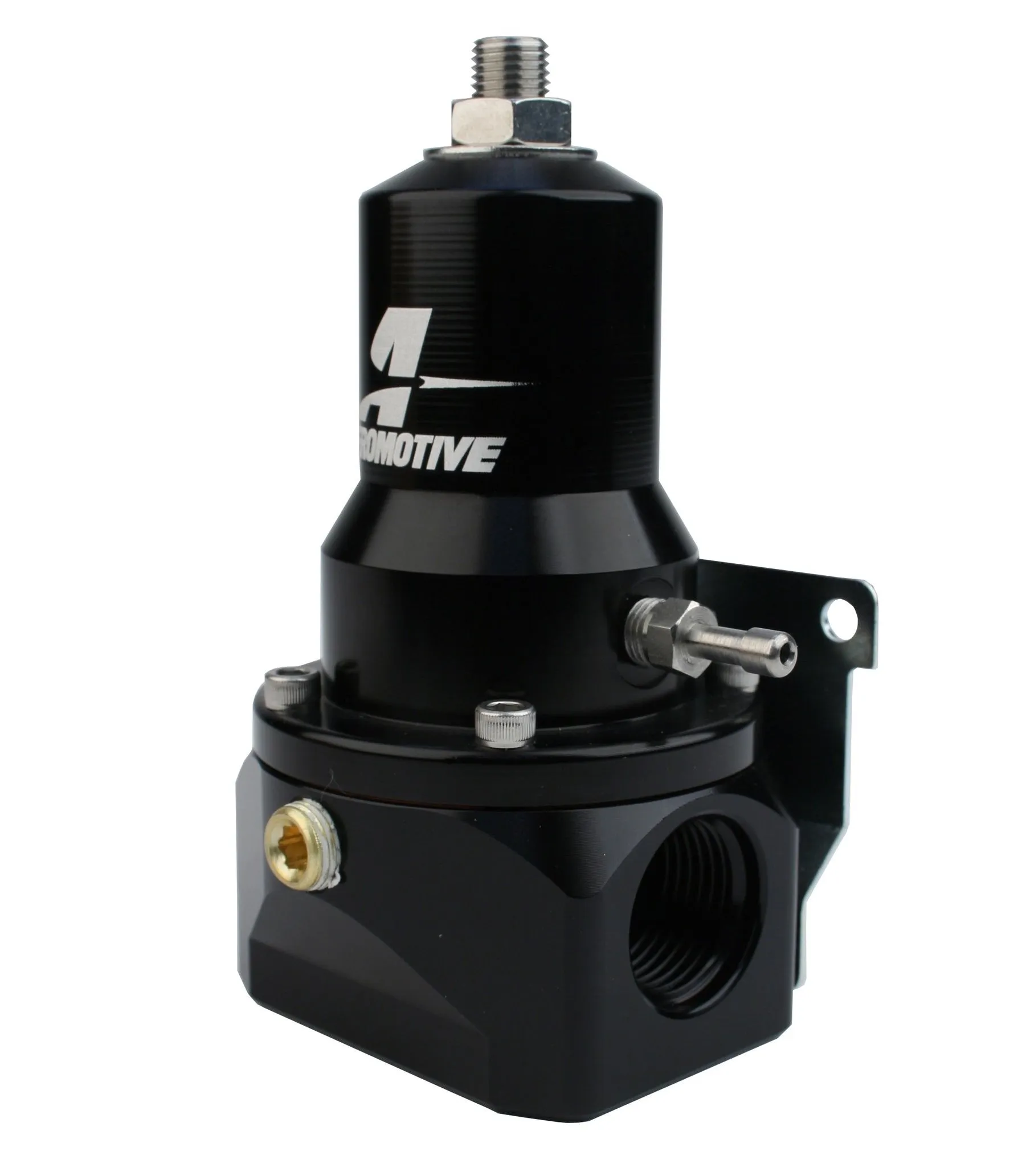 Aeromotive Pro Series Extreme Flow EFI Regulator, 30-120 psi, .313 Valve, 2x AN-10 inlets, AN-10 Bypass (2-Port version of 13110) - 13134