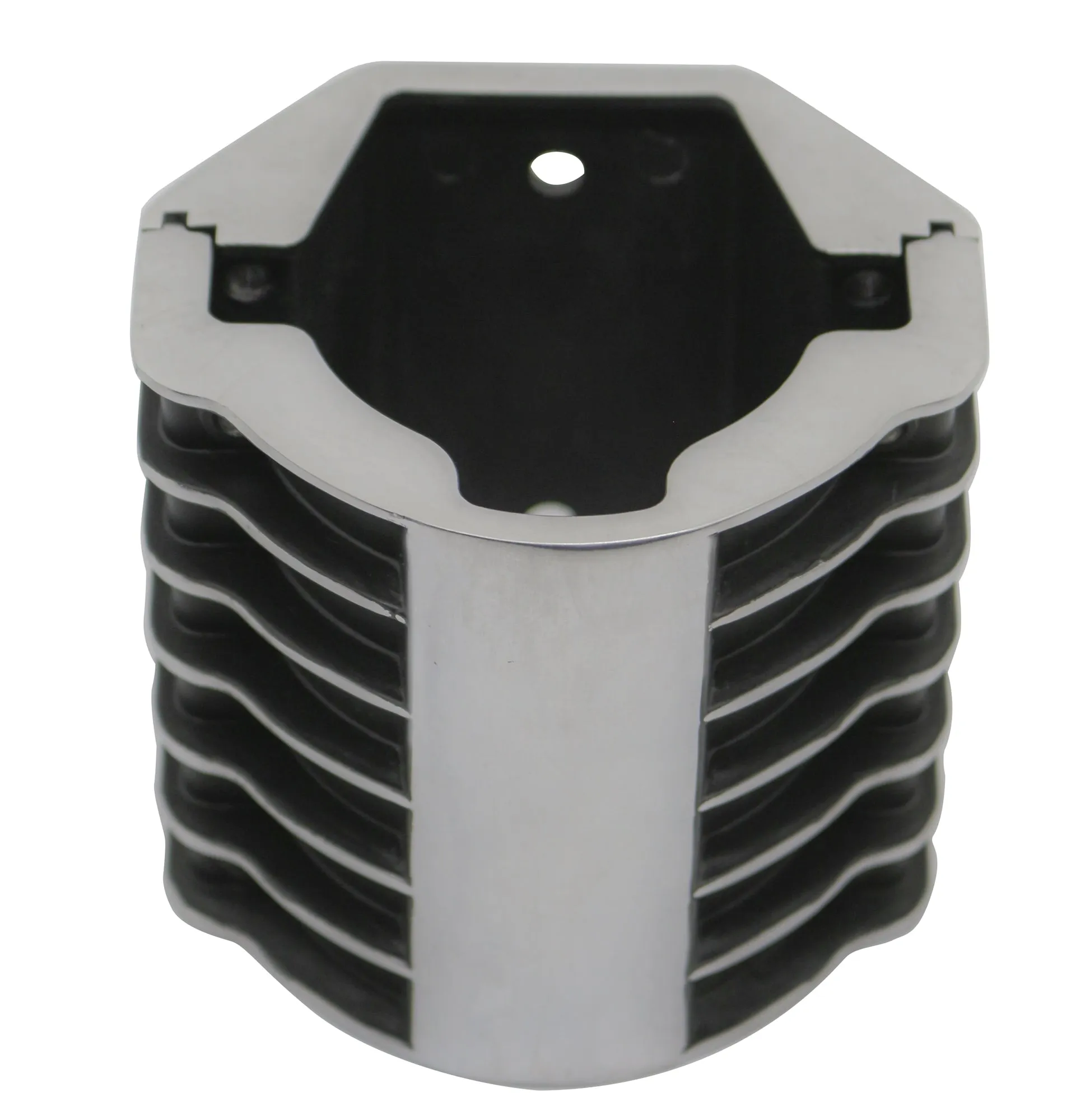 ALUMINUM FINNED TFI SQUARE IGNITION COIL COVER - BLACK