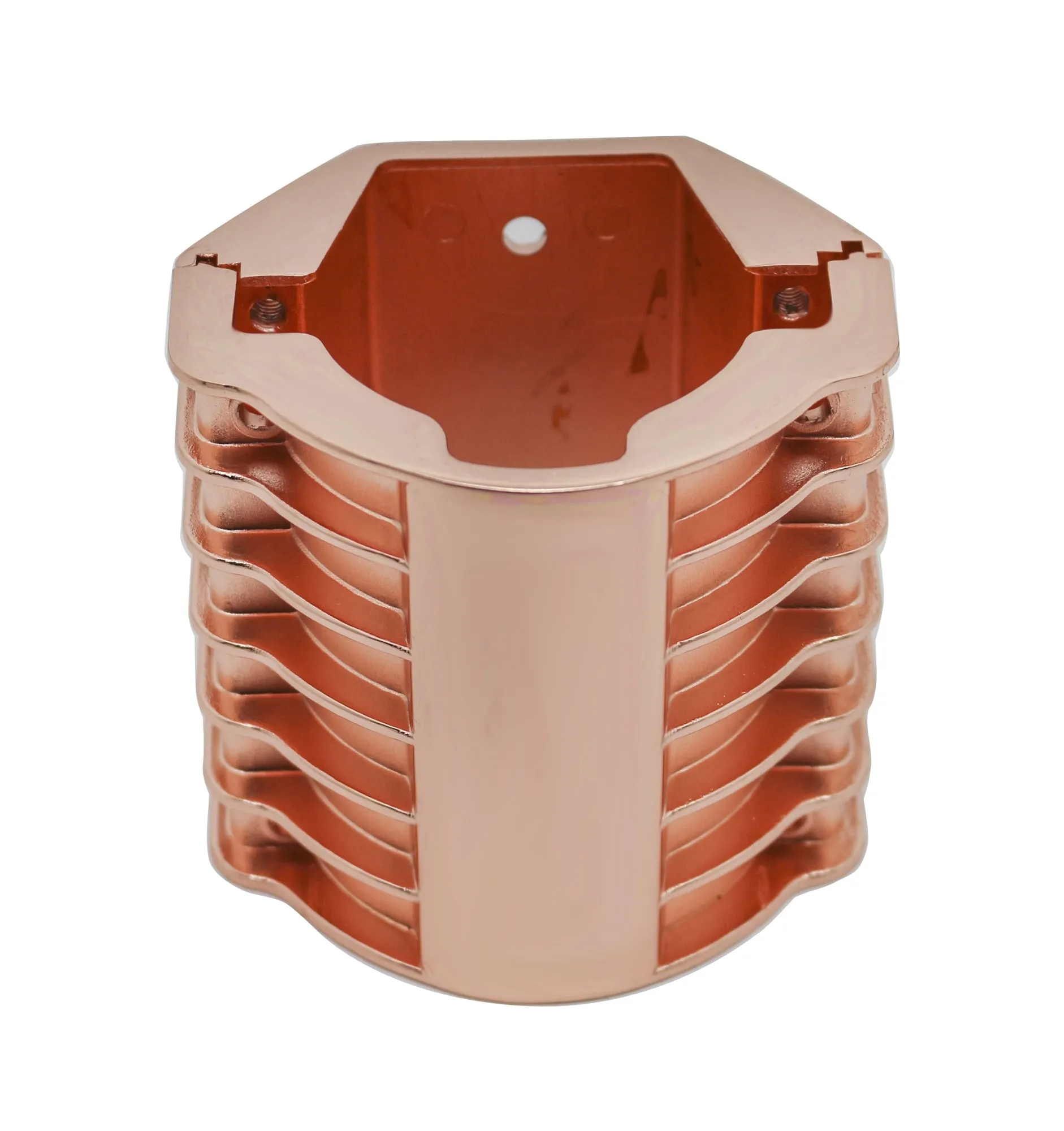 ALUMINUM FINNED TFI SQUARE IGNITION COIL COVER - COPPER