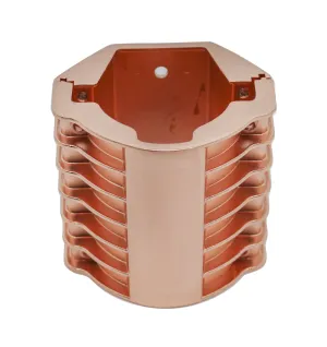 ALUMINUM FINNED TFI SQUARE IGNITION COIL COVER - COPPER