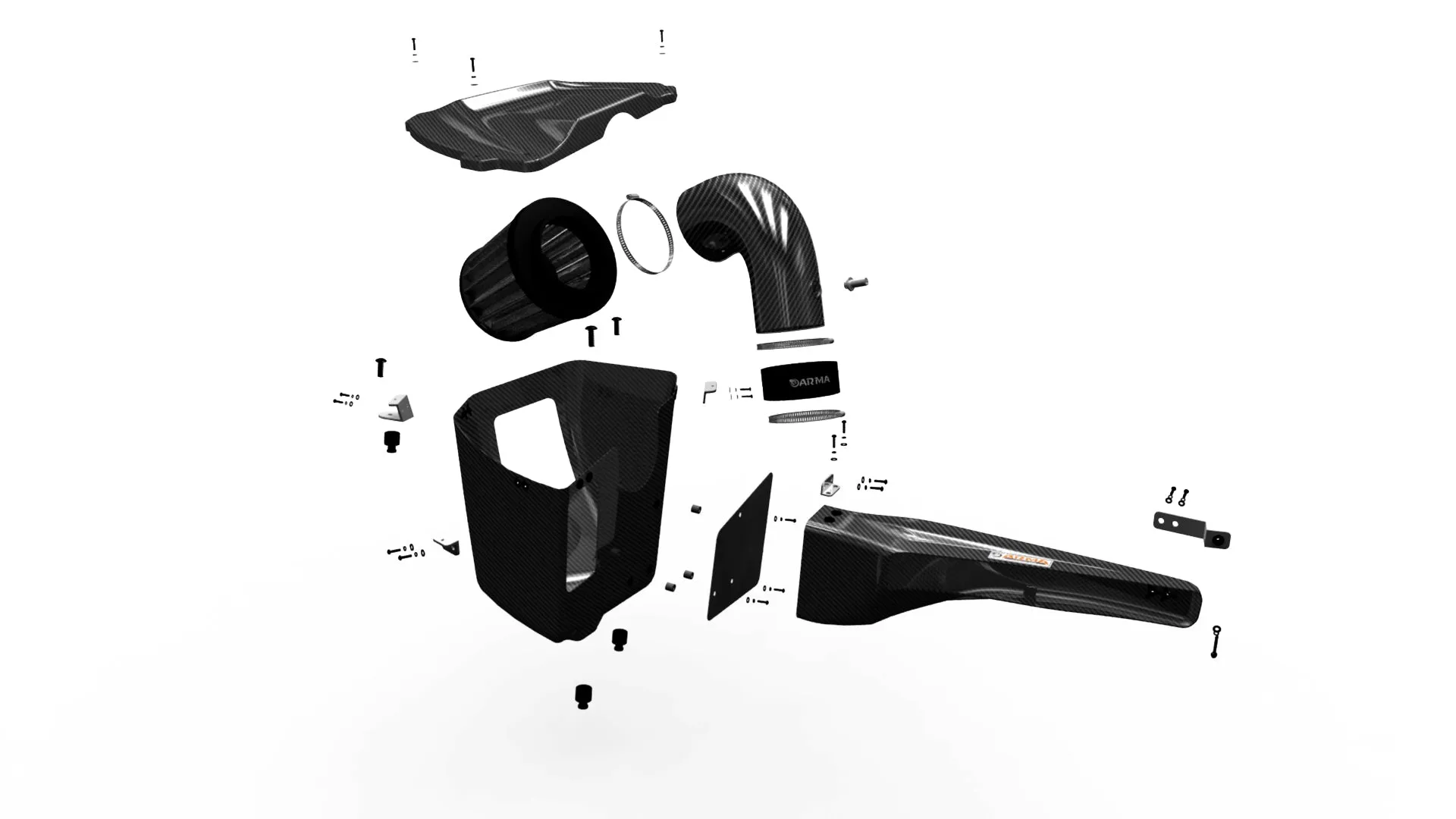 Armaspeed Carbon Fibre Air Intake for Audi A4 B9 2.0T