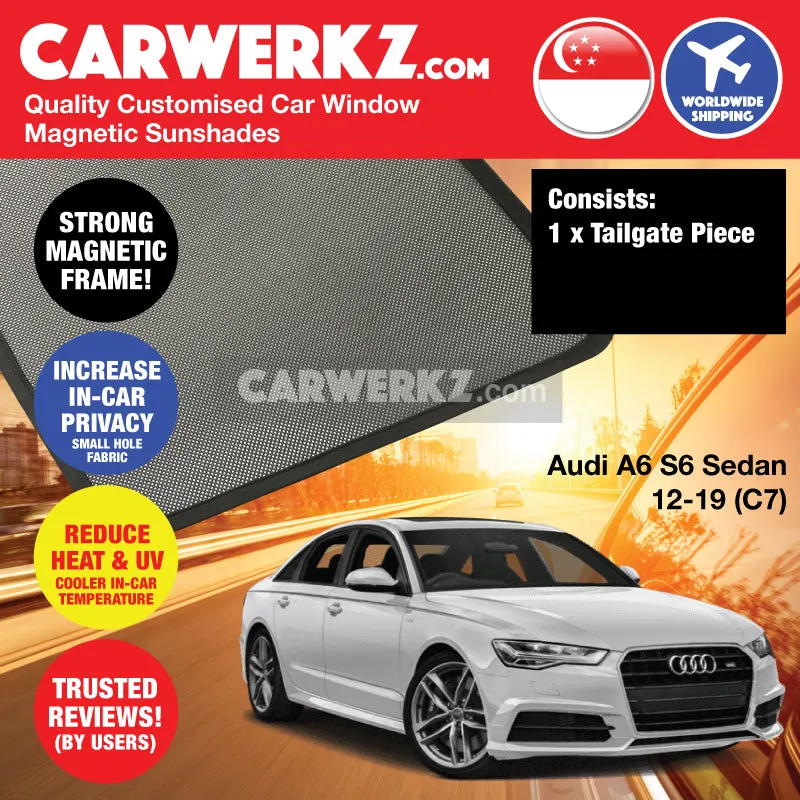 Audi A6 S6 2011-2019 4th Generation (C7) Germany Luxury Sedan Customised Car Window Magnetic Sunshades