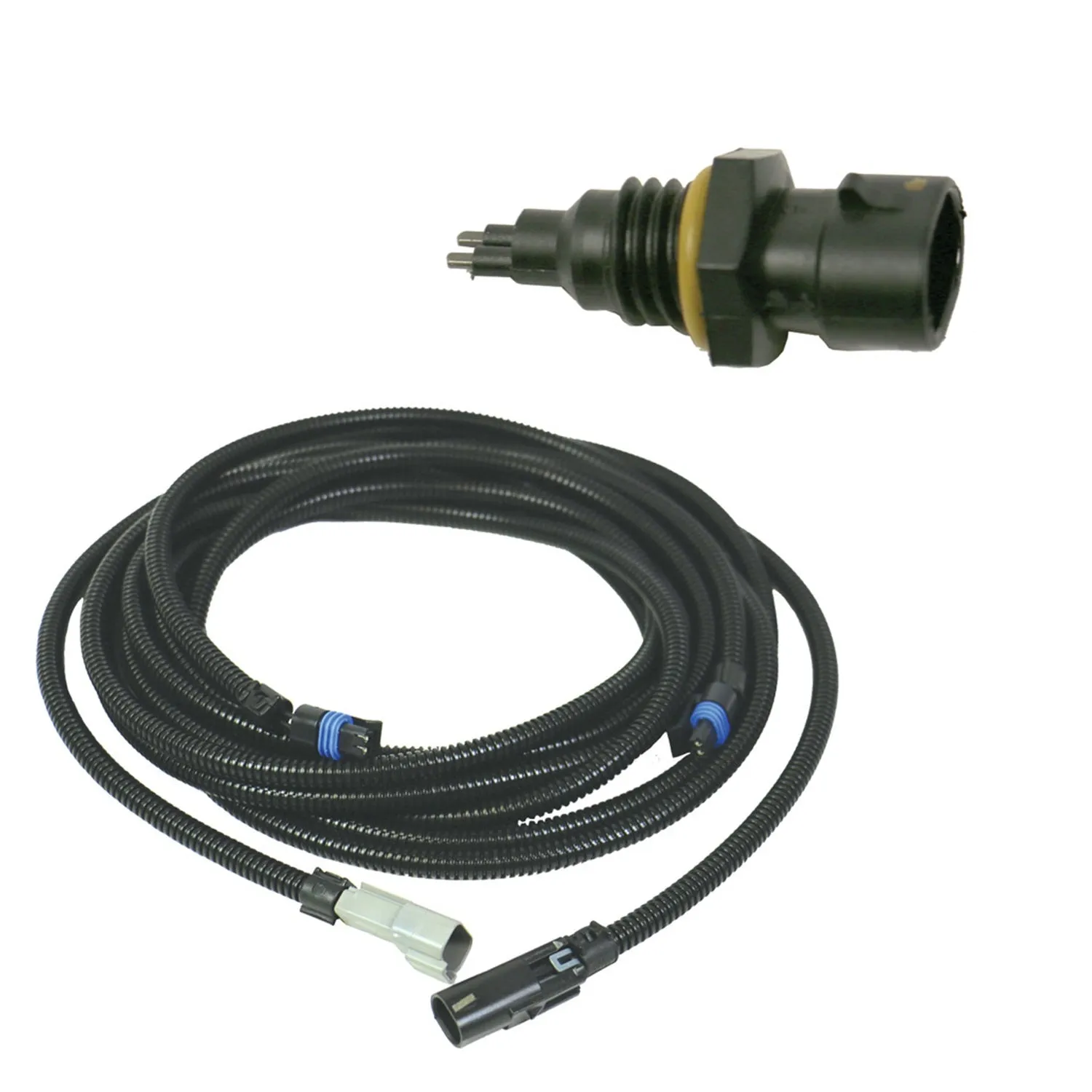 BD Diesel 1050350 Flow-MaX Water In Fuel Sensor; Incl. Sensor Ext. Harness/WIF Sensor/Tie Wrap;