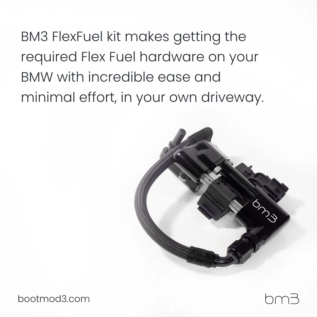 bootmod3 bm3 Flex Fuel Kit for S55 BMW M3 F80 M4 F82 M2 Competition F87 - CANBUS Enabled Ethanol Content Analyzer (ECA)