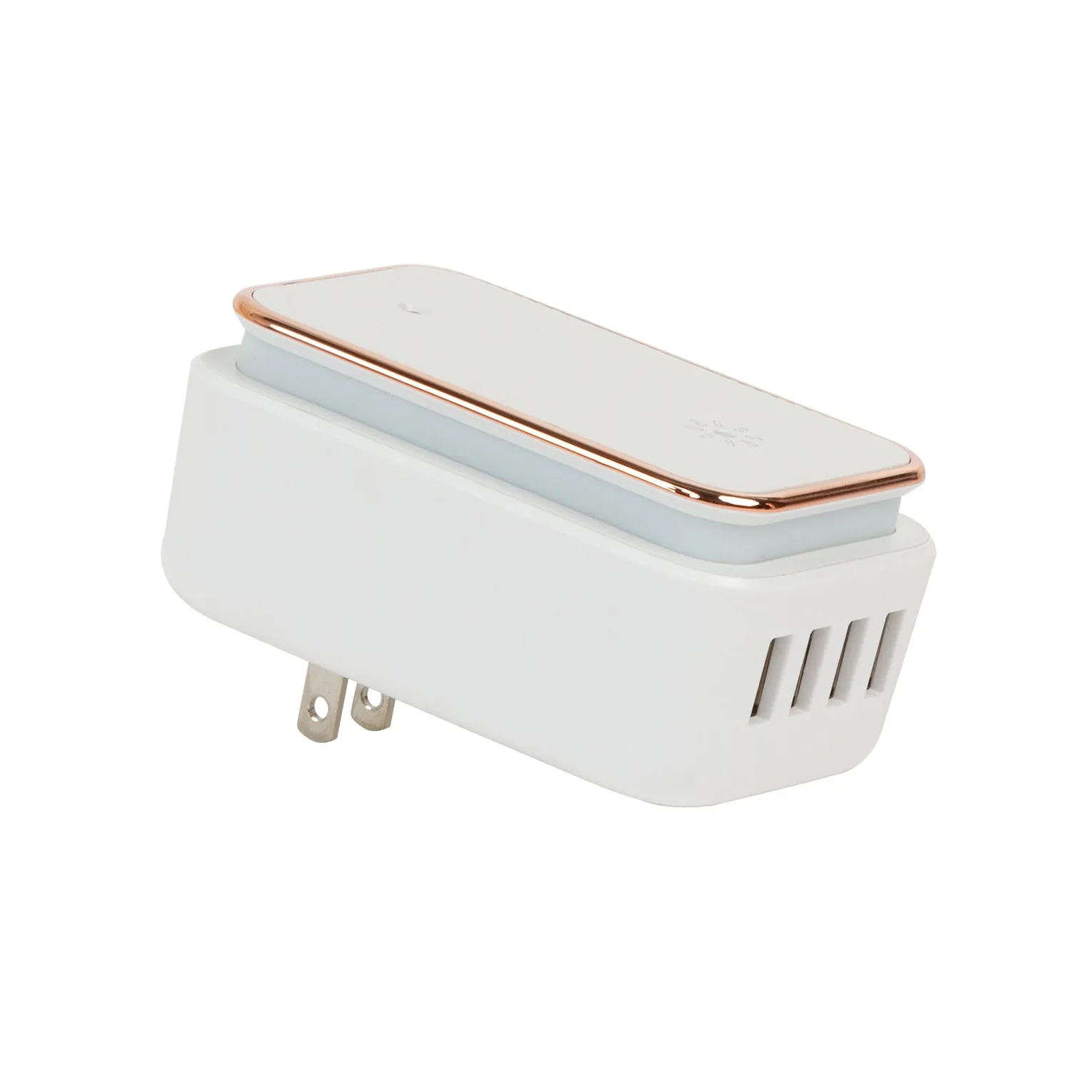 ChargeHub X4 – 4-Port USB SuperCharger & LED Night Light