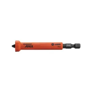 Crescent #1 x 3-1/2" Phillips® u-GUARD™ Covered Impact Power Bit with Ring Magnet - 2 Pack