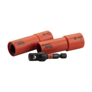 Crescent 3 Pc. u-GUARD™ 3/8" Covered Socket Set