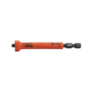 Crescent T25 x 3-1/2" Torx® u-GUARD™ Covered Impact Power Bit with Ring Magnet - 2 Pack