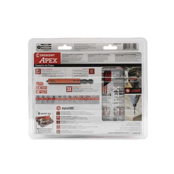 Crescent u-Guard alphaCASE Set - 30 Piece