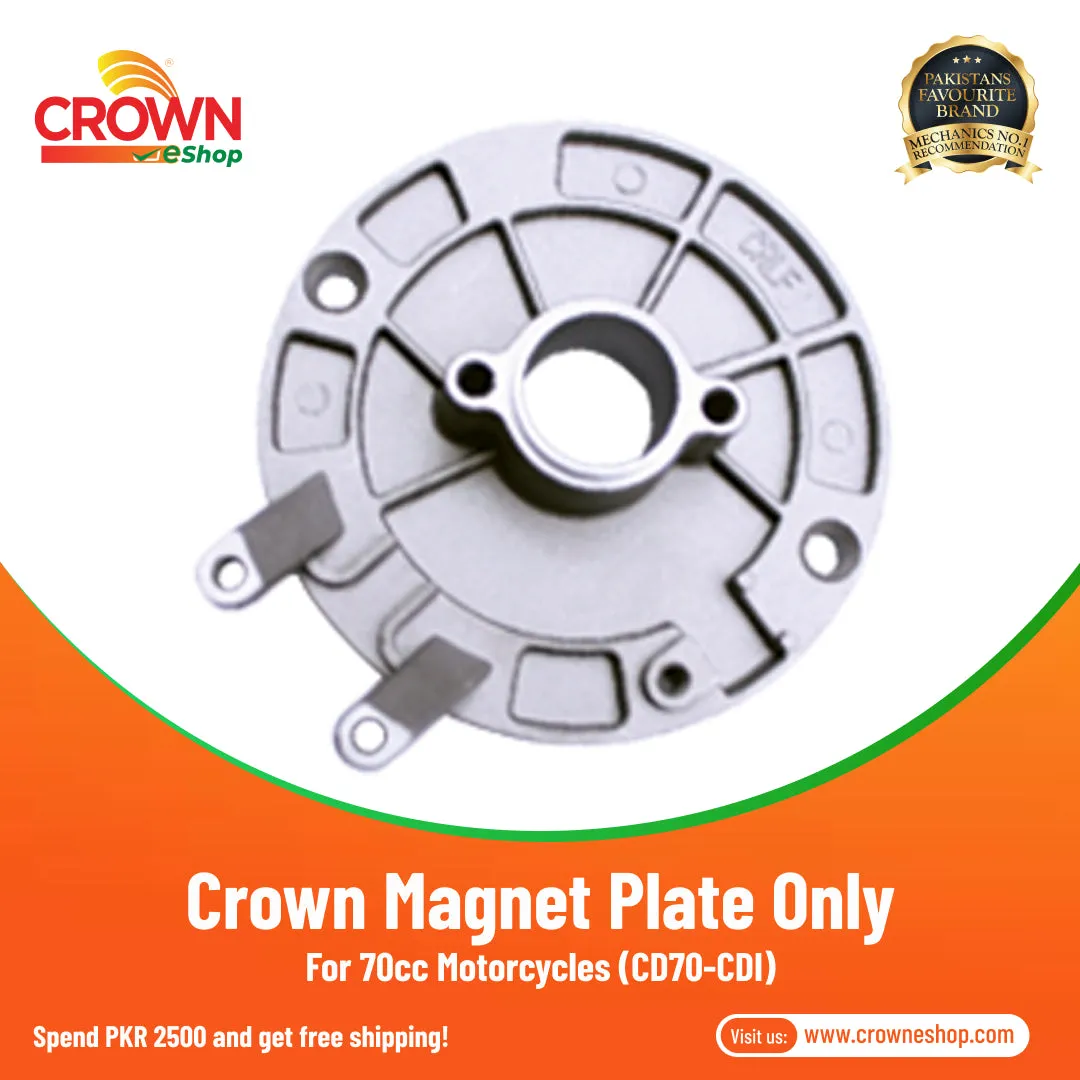 Crown Magnet Plate Only for 70cc Motorcycles (CD70-CDI)