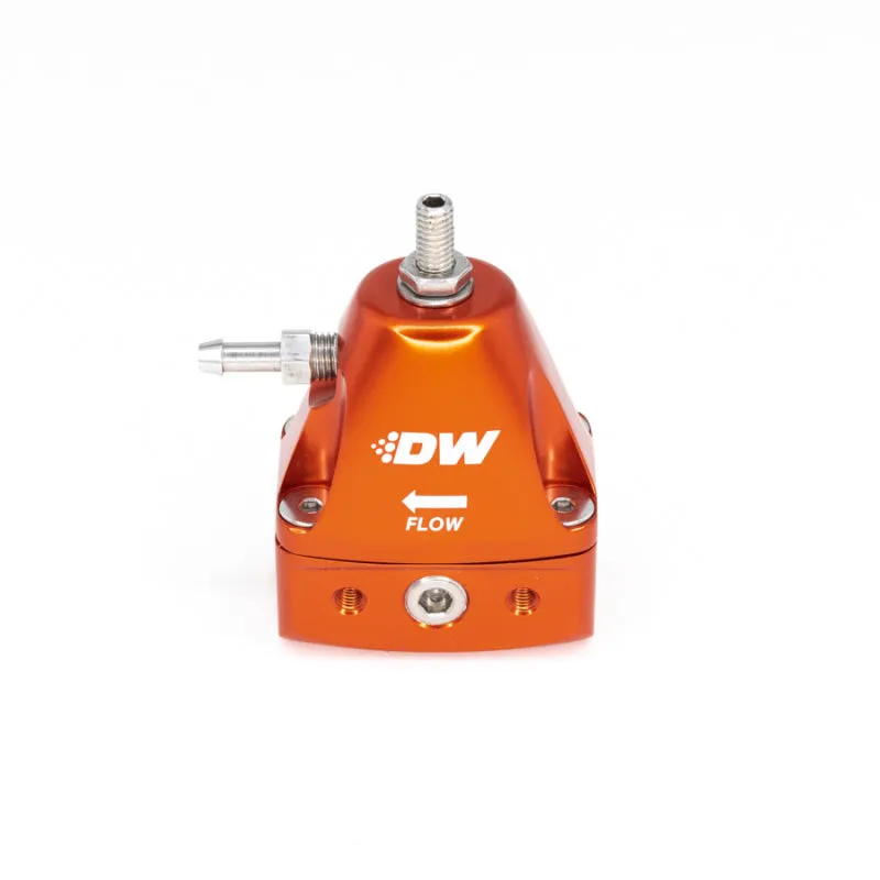 DeatschWerks DWR1000iL In-Line Adjustable Fuel Pressure Regulator - Orange 6-1001-FRO