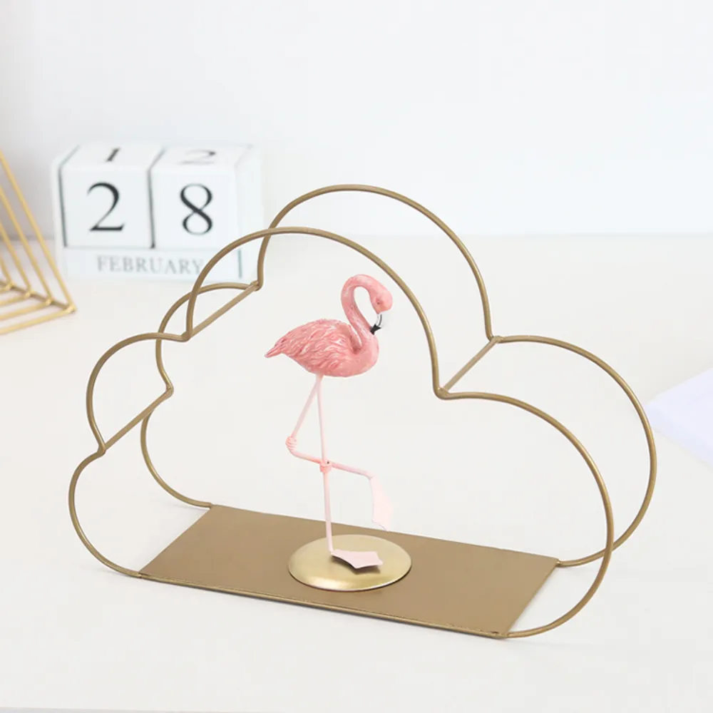 Decorative Iron Cloud Wall Shelf Organizer