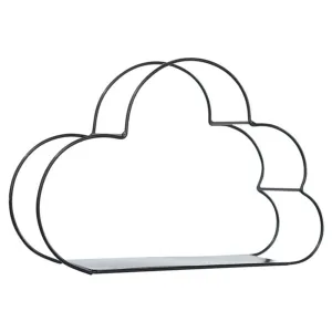 Decorative Iron Cloud Wall Shelf Organizer