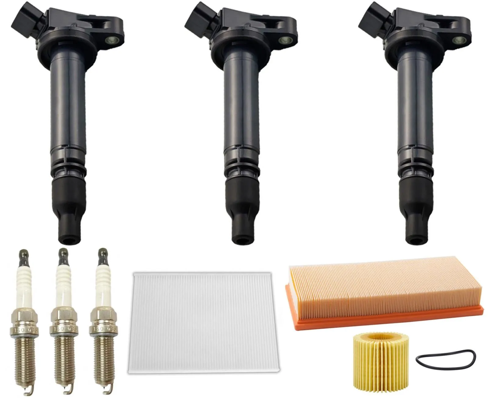 Direct Ignition Coil & Spark Plugs Tune Up Kit For Scion IQ 1.3L 2012-2015
