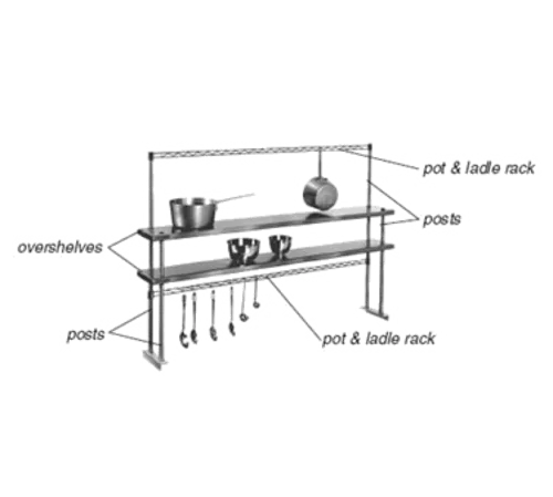 Eagle Group PRT5-C Pot Rack