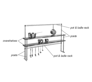 Eagle Group PRT5-C Pot Rack