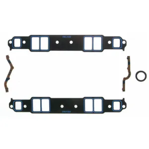 Fel-Pro Printoseal Steel Core Intake Manifold Gasket Set - Steel Laminate - SB Chevy - 2.09" x 1.28" Port - .065" Thick