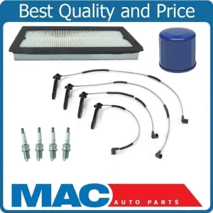 For 05-08 Forester 2.5L Non Turbo Spark Plugs Ignition Wires Air & Oil Filter 7p