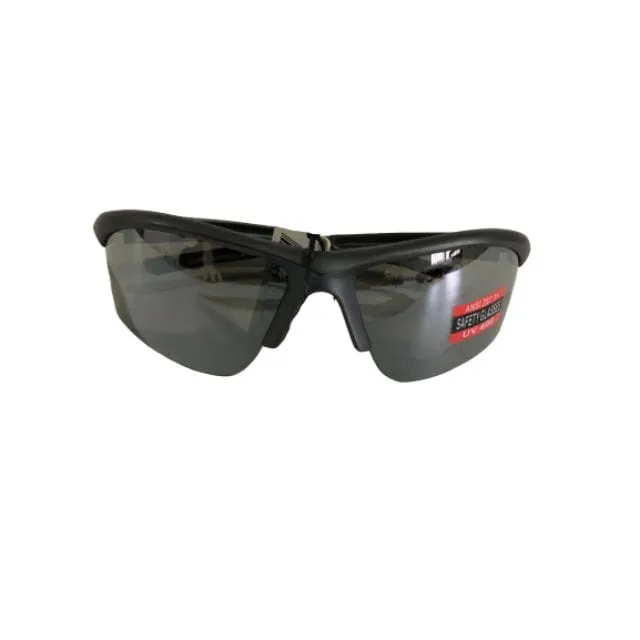 Global Vision Ambassador Metallic Charcoal Frm Flash Miror Lenss Unisex Lifestyle Sunglasses Black