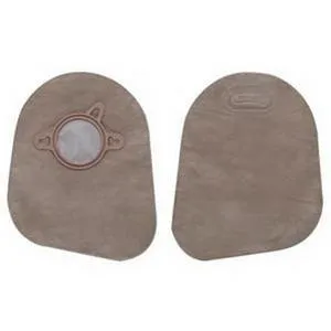 Hollister New Image Two-Piece Closed Mini Pouch, 2-3/4" Flange, Filter, 7" L, Beige