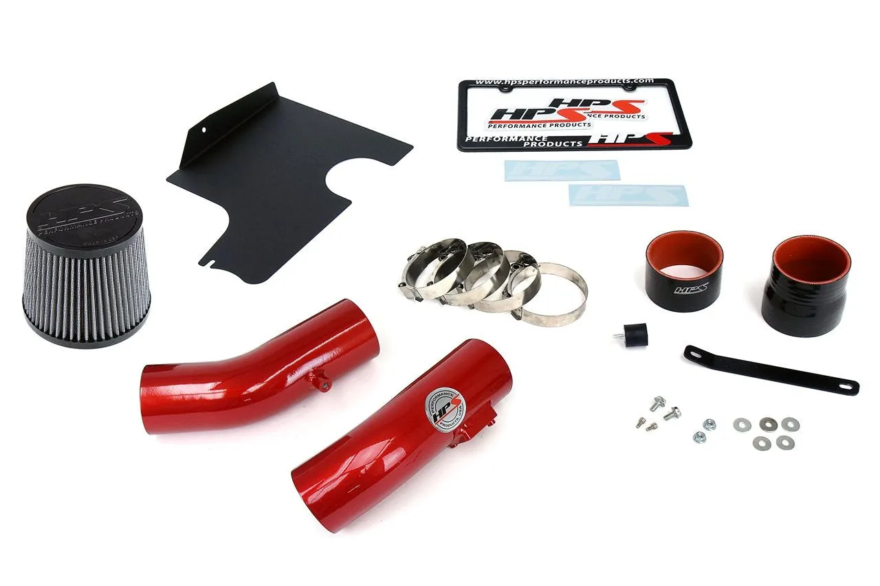 HPS Cold Air Intake 837-566R Subaru WRX STI 2008-14 Red