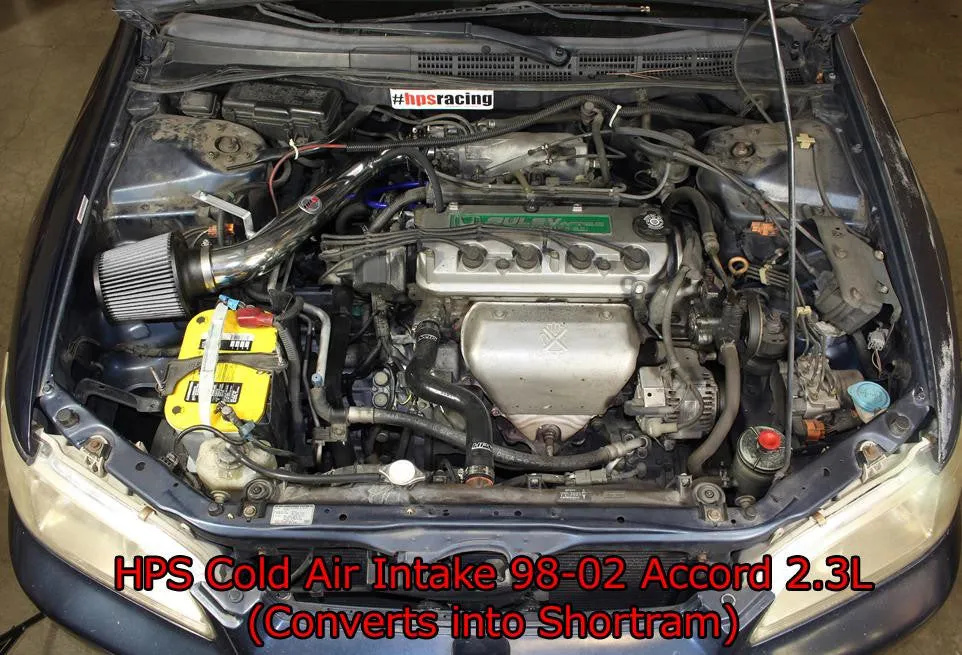 HPS Cold Air Intake 837-579P Honda Accord 1998-02 Polish