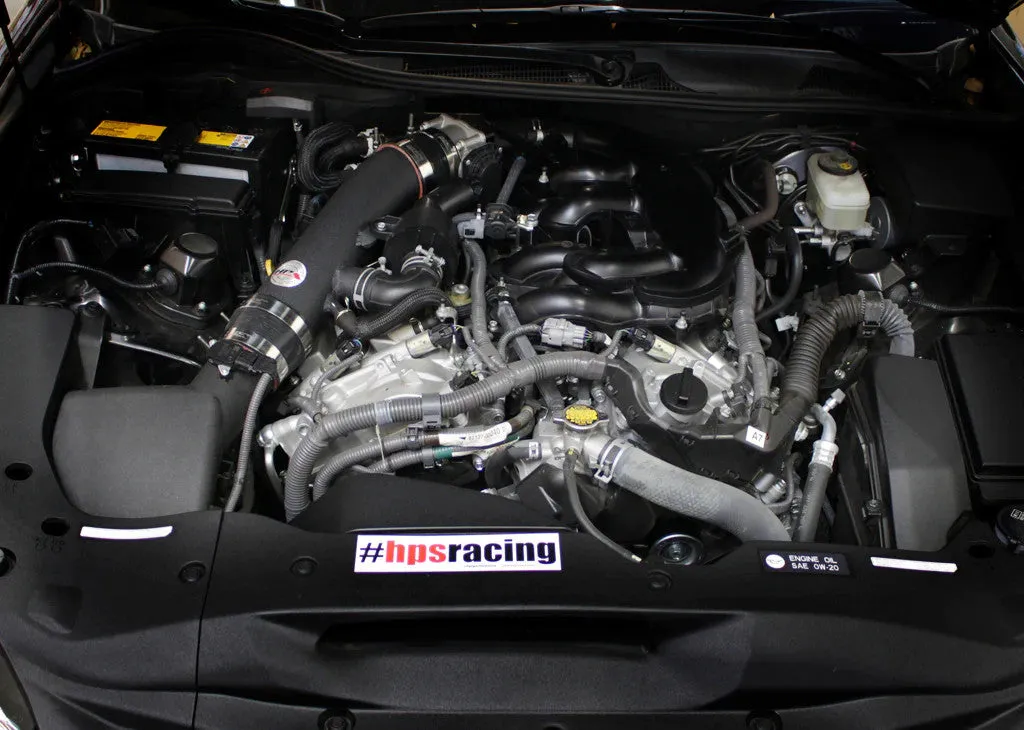 HPS Post MAF Air Intake 27-198WB Lexus IS350 2014-23 Black