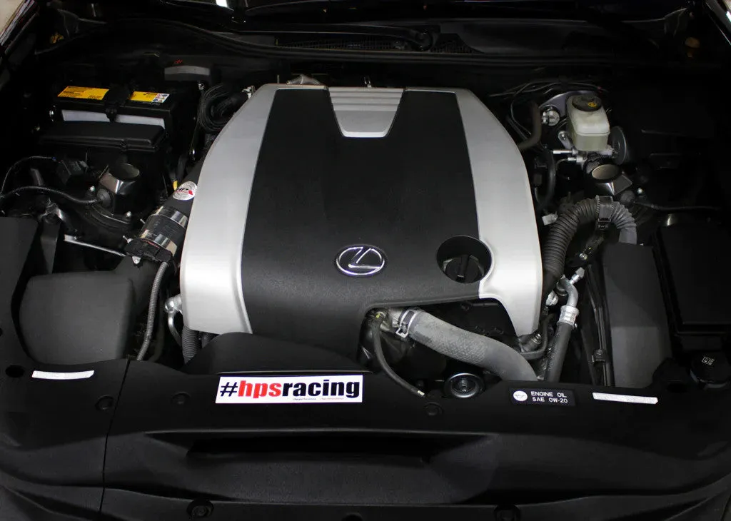 HPS Post MAF Air Intake 27-198WB Lexus IS350 2014-23 Black