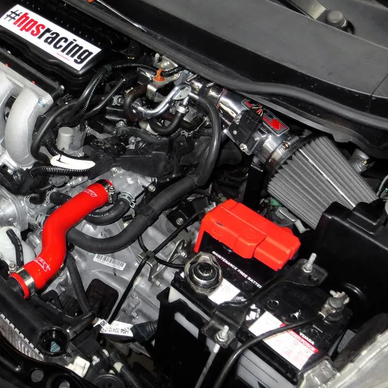 HPS Short Ram Air Intake 827-102WB Honda Fit 2009-13 Black
