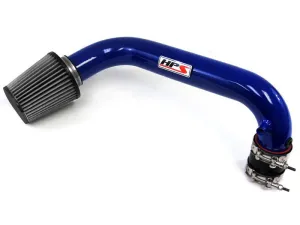 HPS Short Ram Air Intake 827-104BL Honda Civic 2001-05 Blue