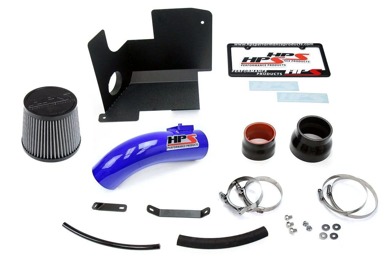 HPS Short Ram Air Intake 827-111BL Civic Si 2012-15 Blue