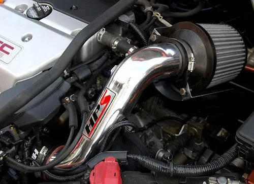 HPS Short Ram Air Intake 827-121R Honda Civic 2002-05 Red