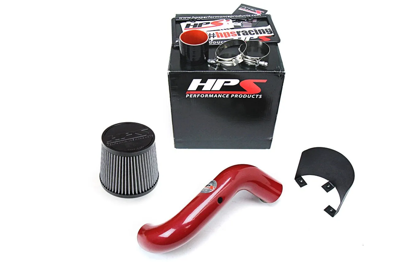 HPS Short Ram Air Intake 827-121R Honda Civic 2002-05 Red