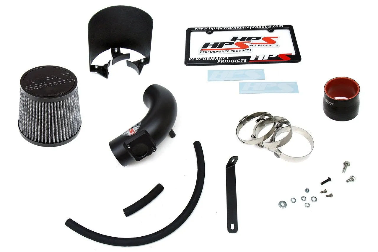 HPS Short Ram Air Intake 827-165WB Mazda Mazda5 2006-07 Black