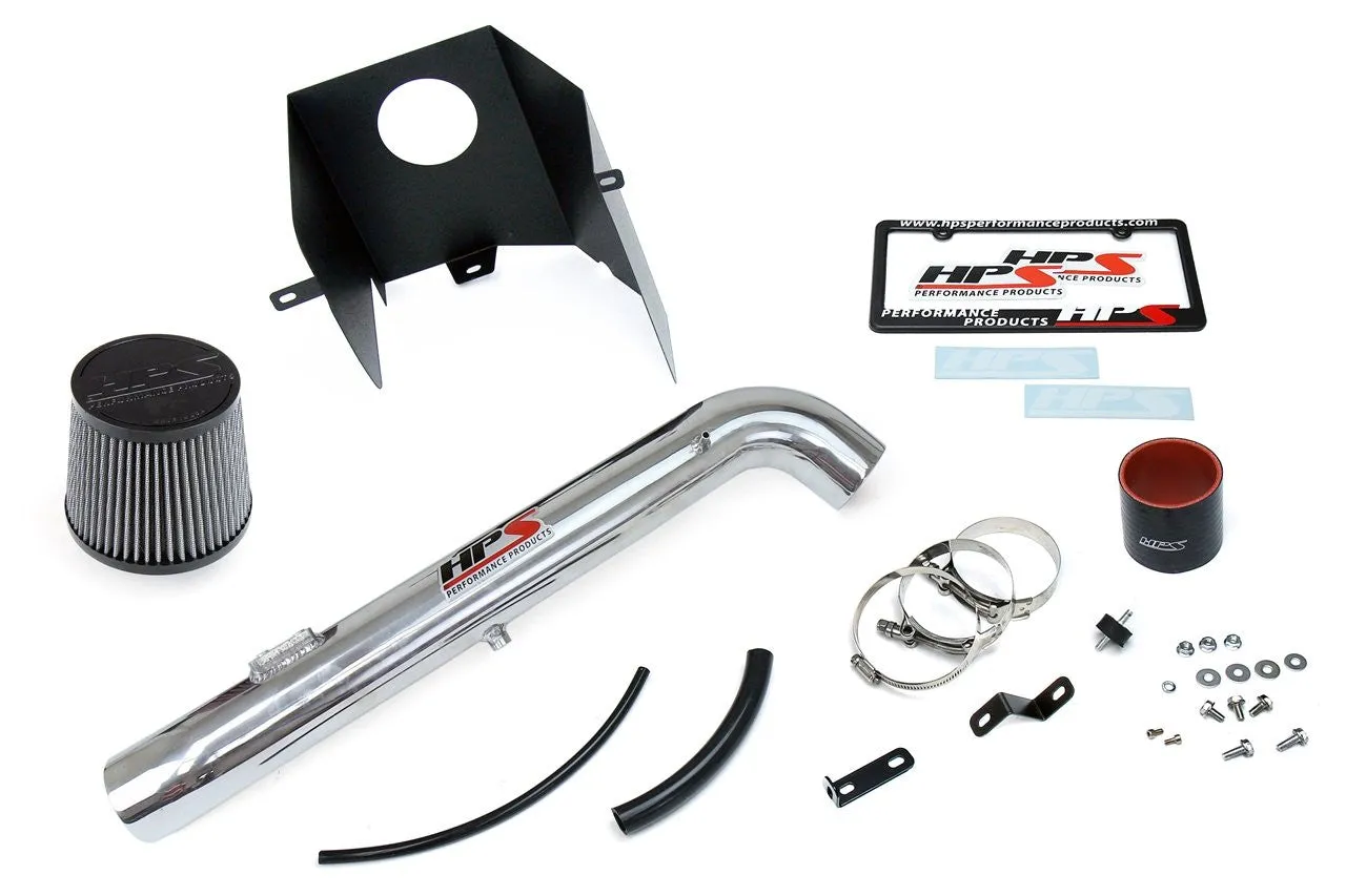 HPS Short Ram Air Intake 827-169P Toyota Tacoma 2005- Polish