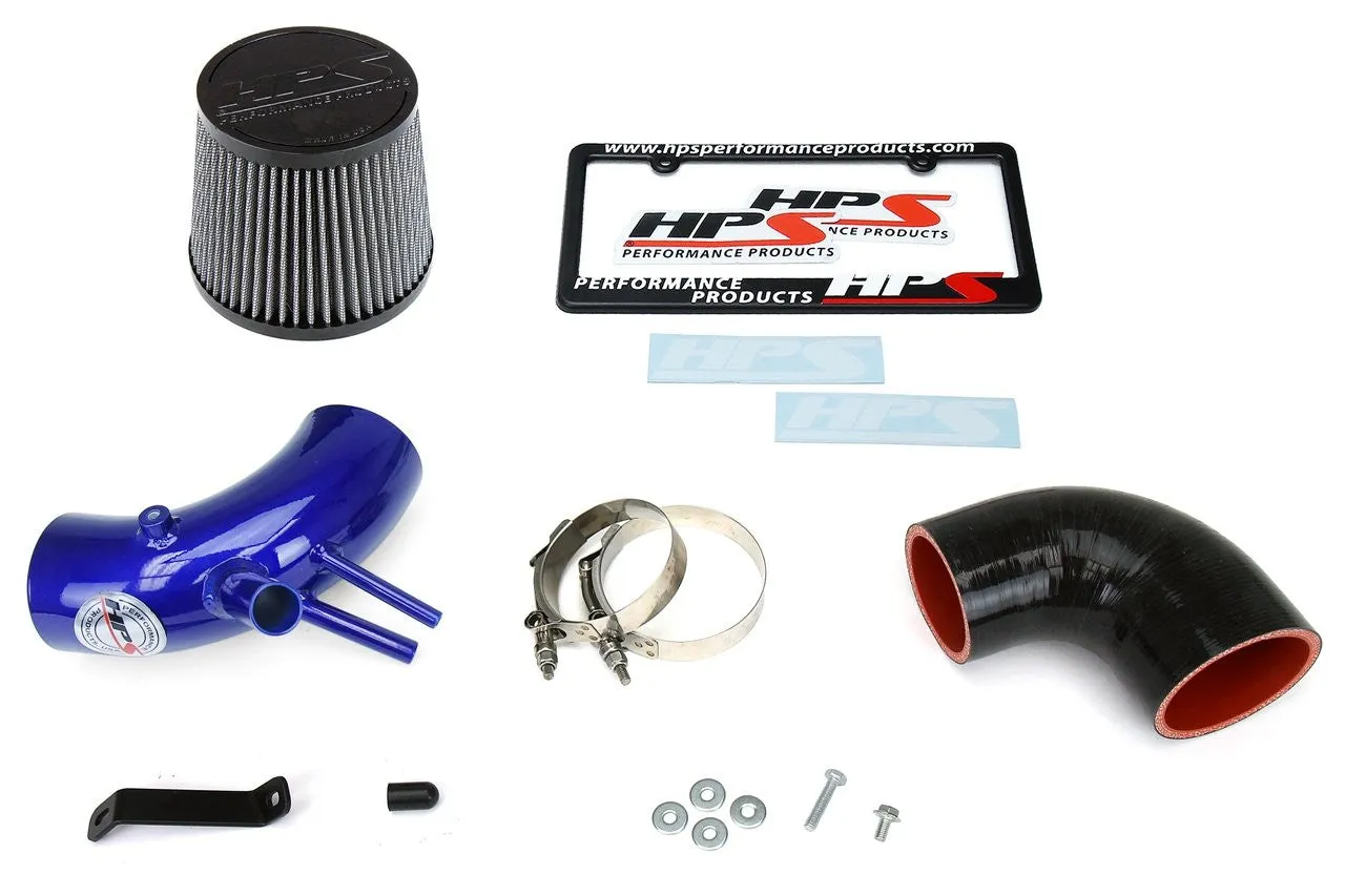 HPS Short Ram Air Intake 827-1BL Hyundai Genesis 2013-14 Blue