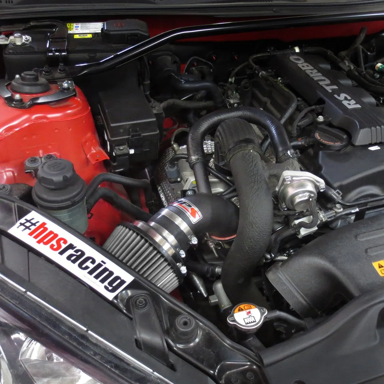 HPS Short Ram Air Intake 827-1WB Hyundai Genesis 2013-14 Black