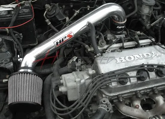 HPS Short Ram Air Intake 827-408WB Honda Civic 1996-00 Black