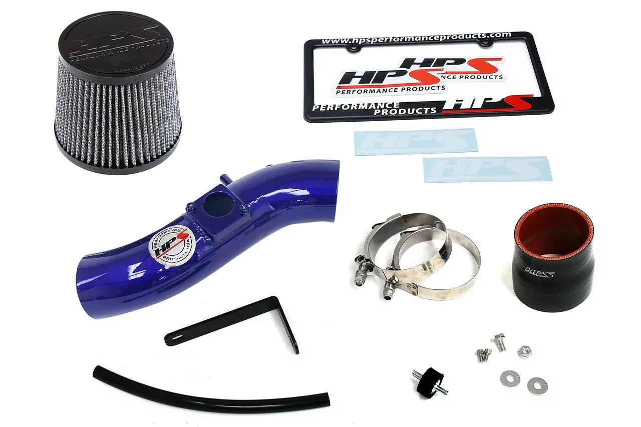 HPS Short Ram Air Intake 827-513BL Toyota Corolla 2003-04 Blue