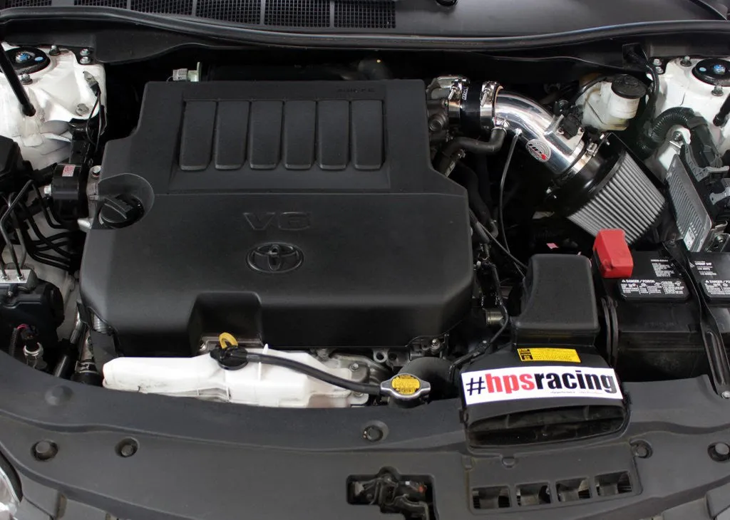 HPS Short Ram Air Intake 827-534GM Toyota Venza 2009-16 Gunmetal