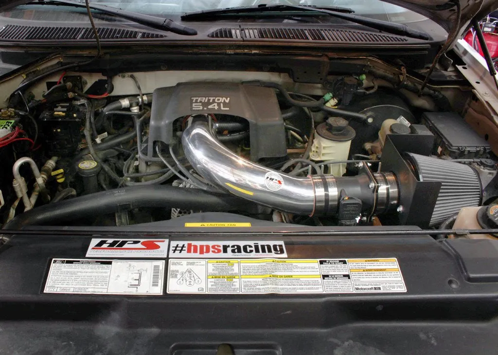 HPS Short Ram Air Intake 827-540P Lincoln Navigator 1998-99 Polish