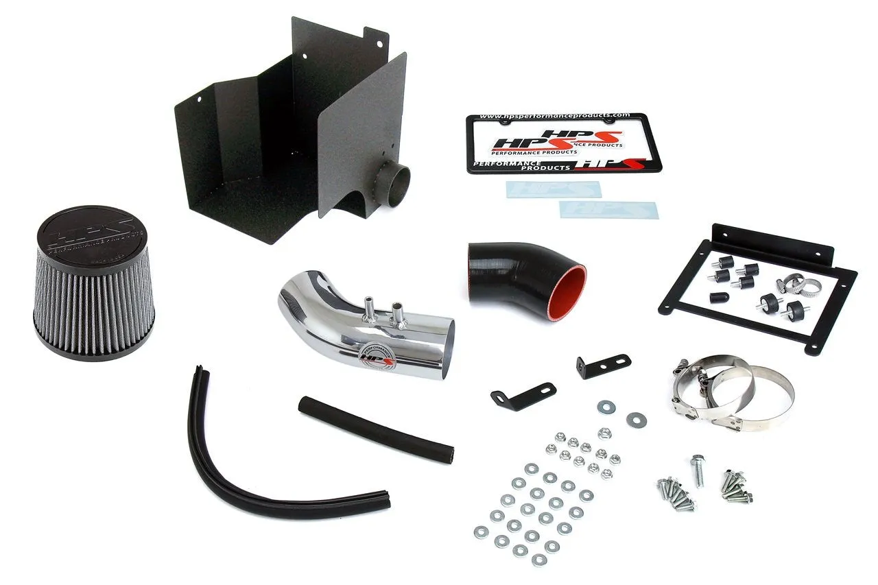 HPS Short Ram Air Intake 827-552P Kia Forte5 2013 Polish